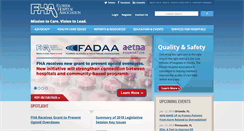 Desktop Screenshot of fha.org